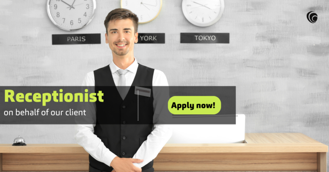 Receptionists (on behalf of a client)