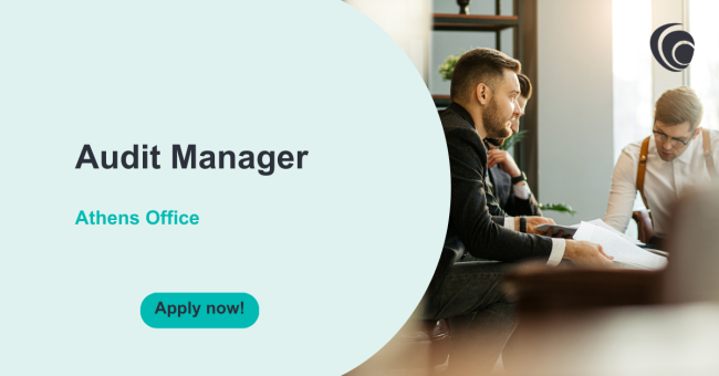 Audit Manager (Athens Office)